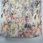 Wildflower Watercolor Abstract Scarf