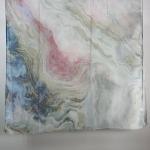 Desert Rose & Azure Cotton Scarf