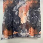 Indigo Aurora Fluid Art Scarf